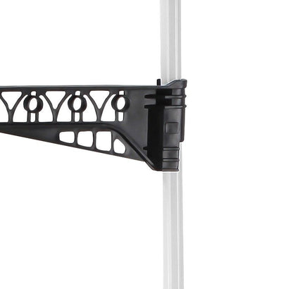 CARLA HOME Folding 3 Tier Clothes Laundry Drying Rack with Stainless Steel Tubes for Indoor & Outdoor Home-1978962245224370182