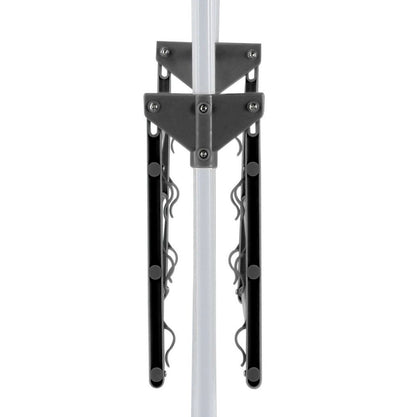 CARLA HOME Folding 3 Tier Clothes Laundry Drying Rack with Stainless Steel Tubes for Indoor & Outdoor Home-1978962245224370183