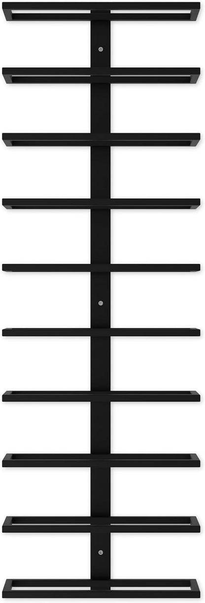CARLA HOME Metal Wall Mount Wine Rack for Wine Bottles, Liquor, Champagne (Holds 10 Bottles)-1978962248244269061