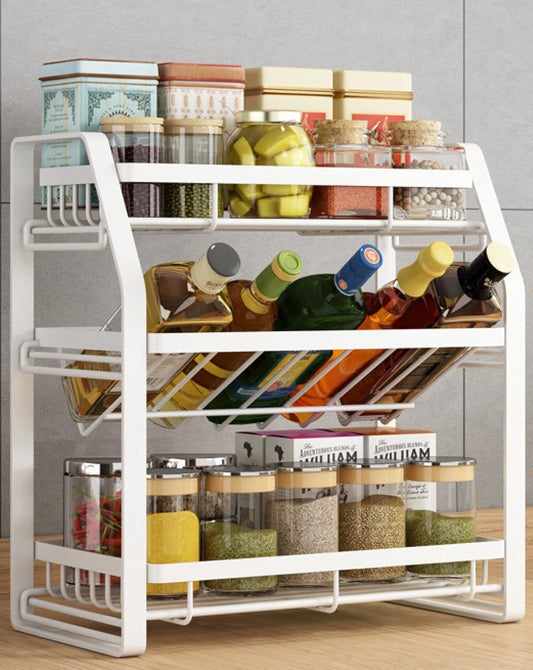 CARLA HOME 3-Tier Detachable Spice Rack Storage Organiser for Kitchen Countertop-1978962249292845057