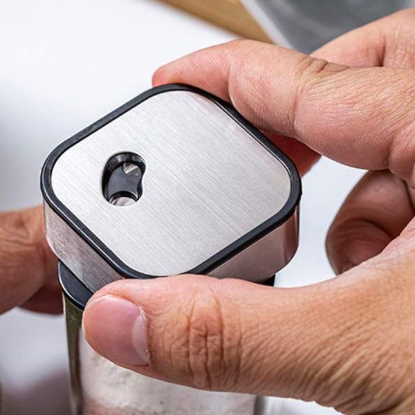 CARLA HOME Rotating Spice Rack Organizer with 20 Glass Jars for Kitchen Countertop-1978962253747195909