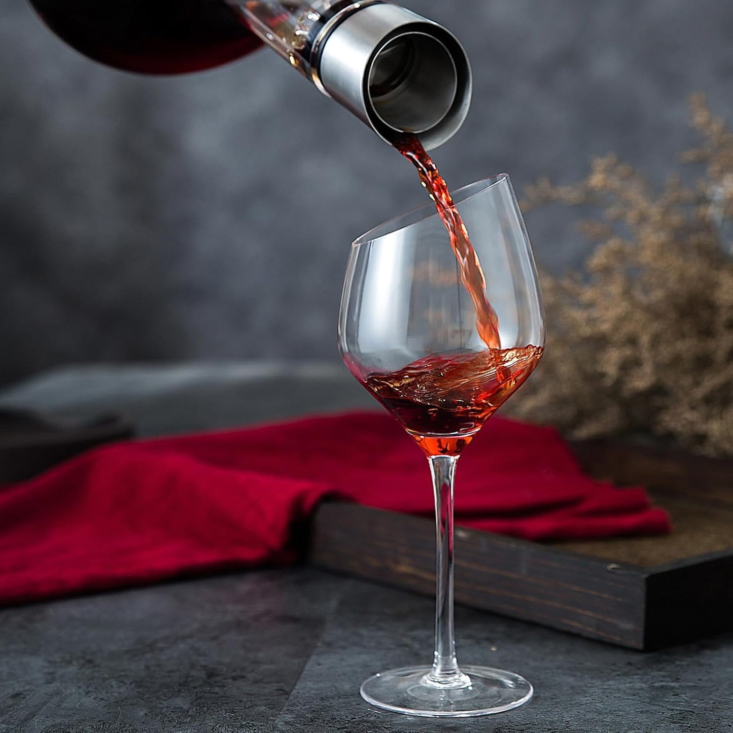 CARLA HOME Iceberg Wine Decanter with Aerator Filter and Lid-1978962258545479688