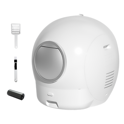 Pawz Self Cleaning Cat Litter Box Large Enclosed Toilet-1973193538569113608