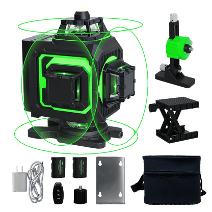 Traderight 4D 16 Line Green Laser Level Remote Tripod-1973194187906093064