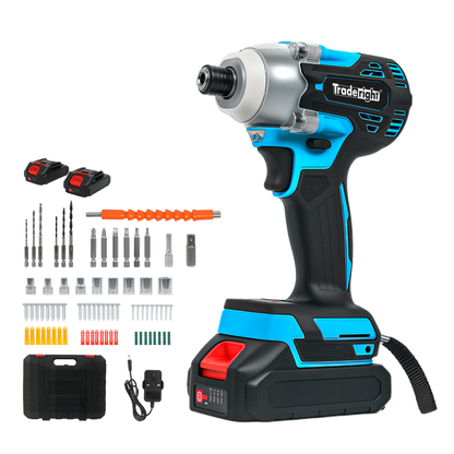 Traderight 21V Impact Driver Cordless,400Nm,2x2.0Ah,Kit-1973194185985101832
