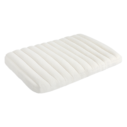Pawz L Size Orthopedic Dog Bed with Sherpa Plush Removable Cover in White-1975420344915333128