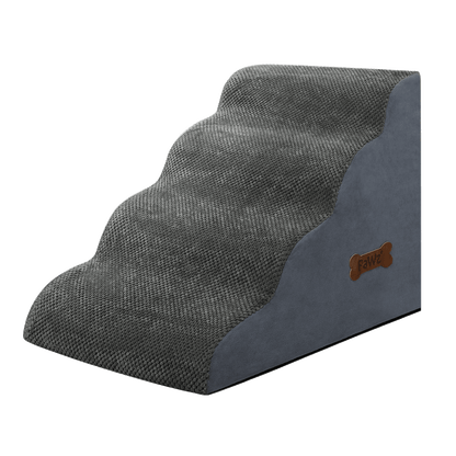 Pawz 4 Steps Pet Stairs Dog Ramp High Density Foam Grey-1973193539760295944