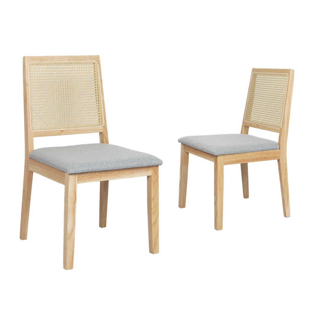 Levede 4X Cane Dining Chair Rattan Armless Seat - Bens Market Place