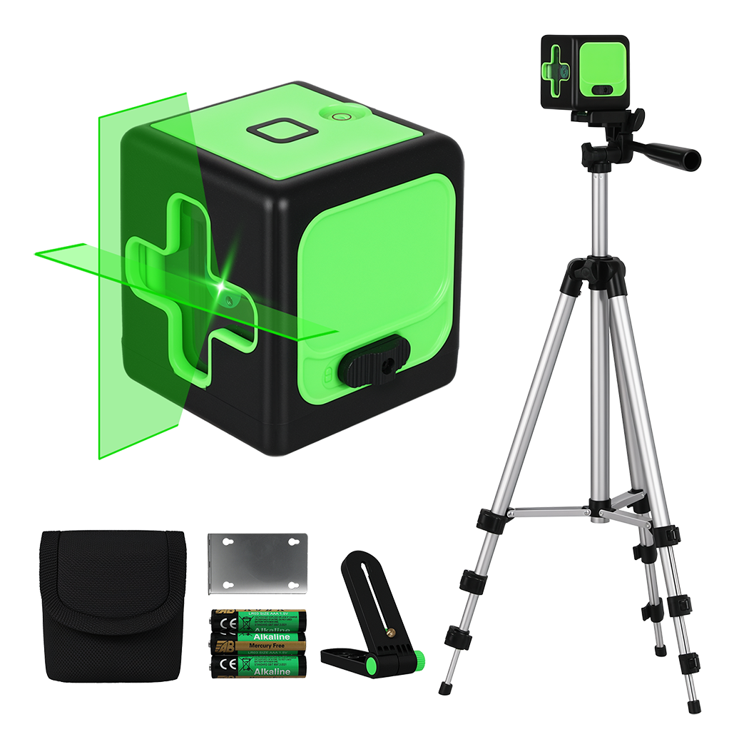Traderight Green Laser Level with Tripod 25m IP54 Kit-1973194187708960776
