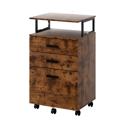 Levede Mobile File Cabinet 3 Drawers Home Office Desk-1973193600179245064