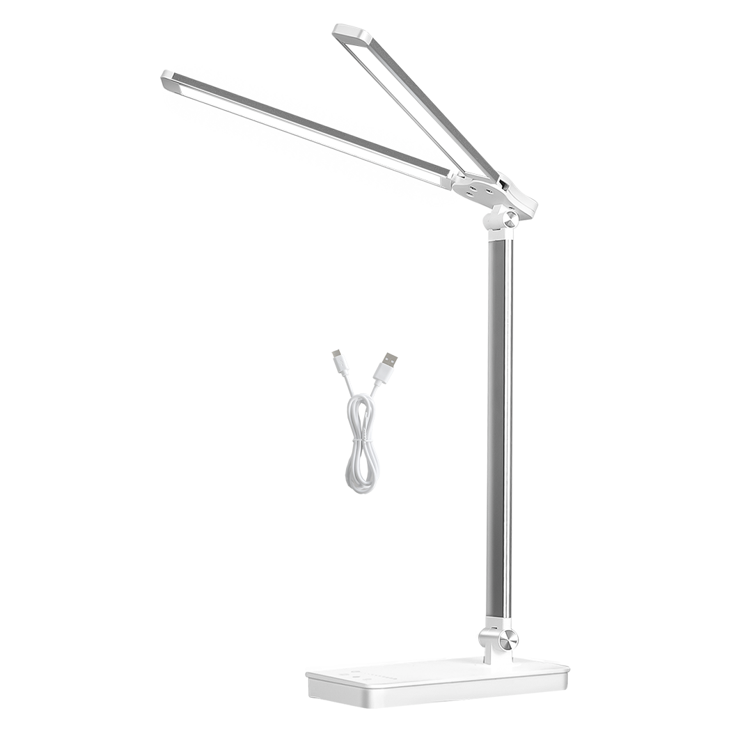 Emitto Double Head Desk Lamp LED Light Eye Caring USB-1973193534244786184