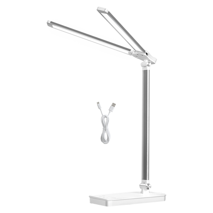 Emitto Double Head Desk Lamp LED Light Eye Caring USB-1973193534244786184