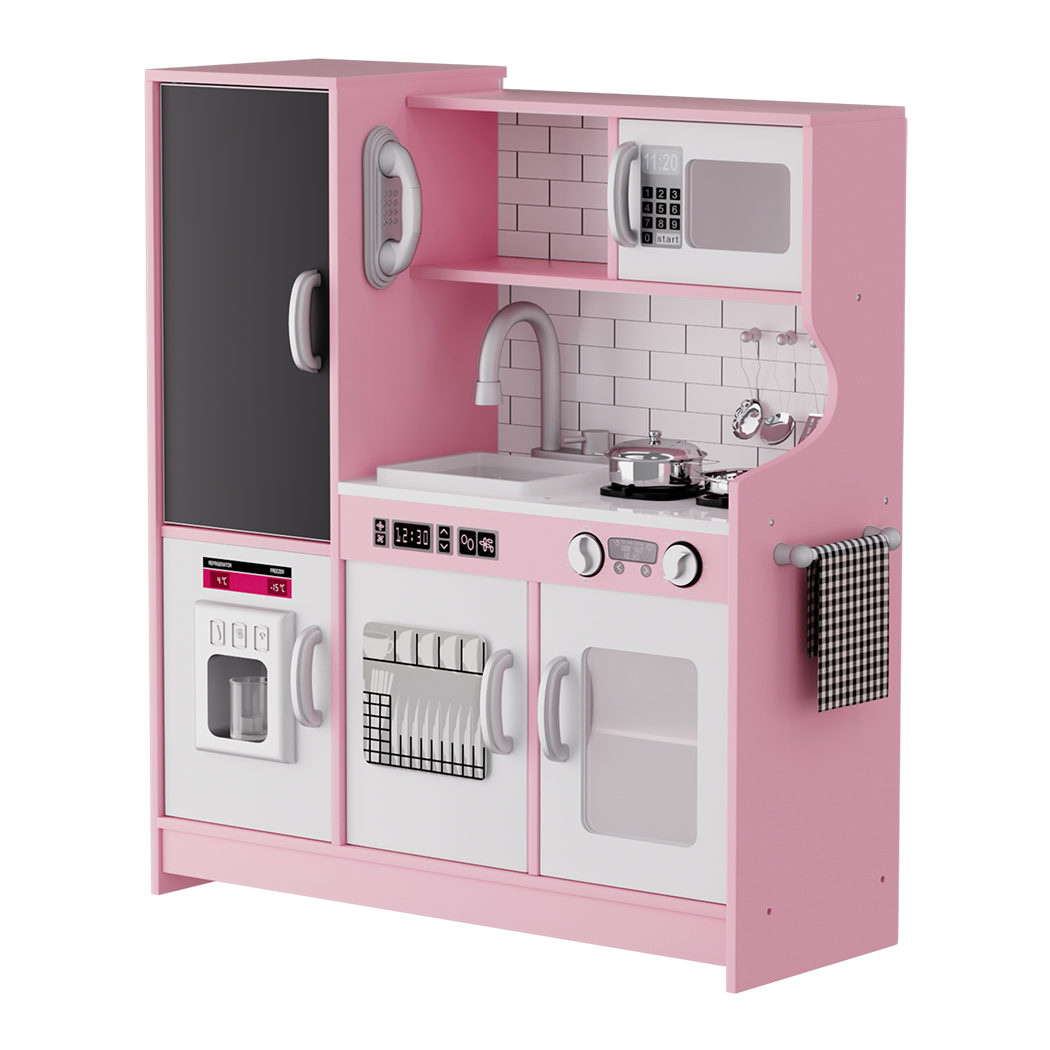 Bopeep Kids Kitchen Set Wooden Pretend Play Cooking Toy-1973193533477228552