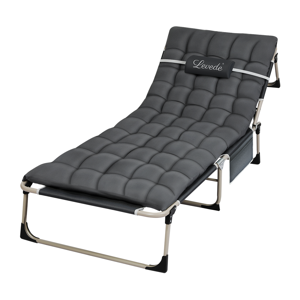 Levede Folding Camping Bed Camp Cots-1973193576447873032