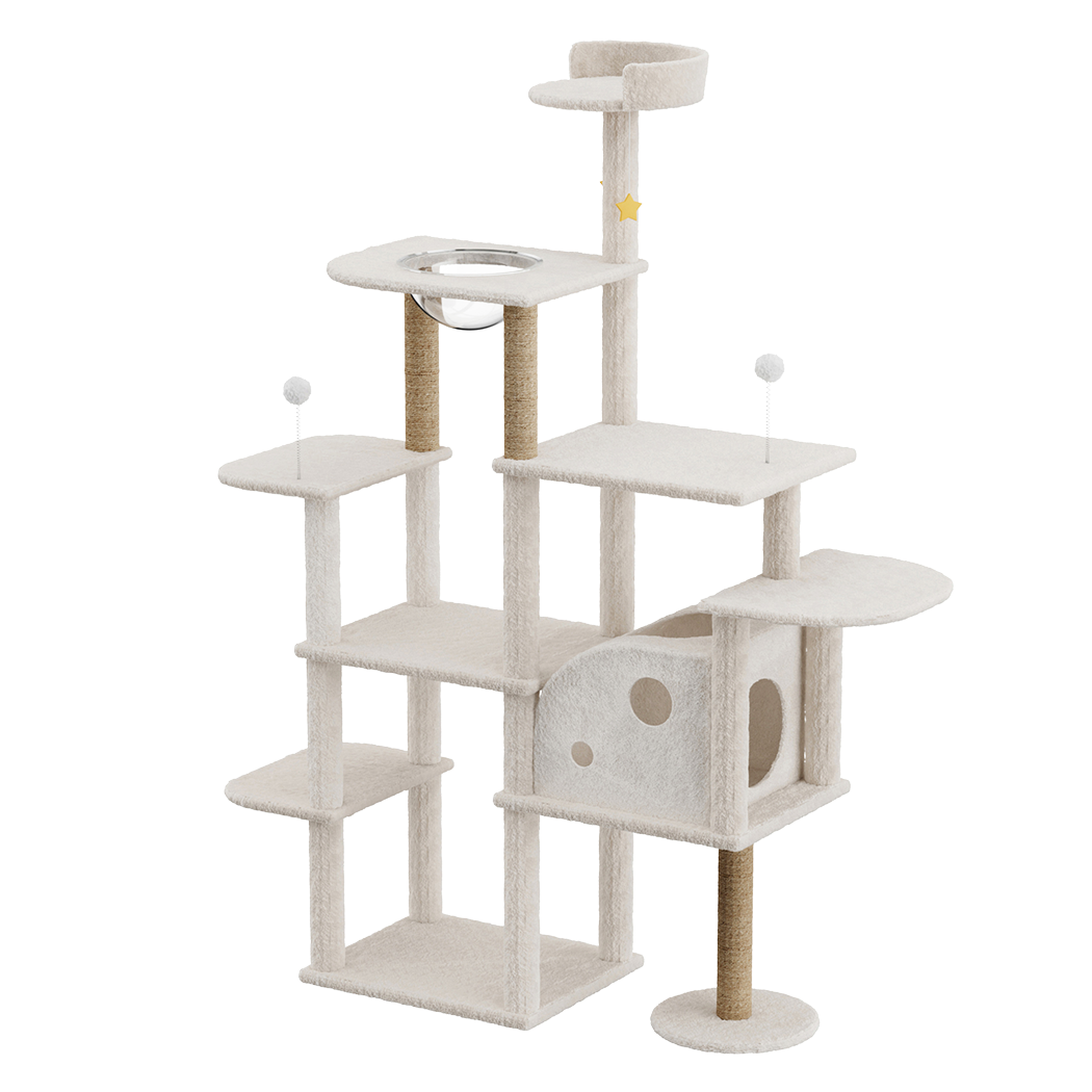 Pawz Cat Tree Tower Large Scratcher Condo House 172cm-1973193540842426376