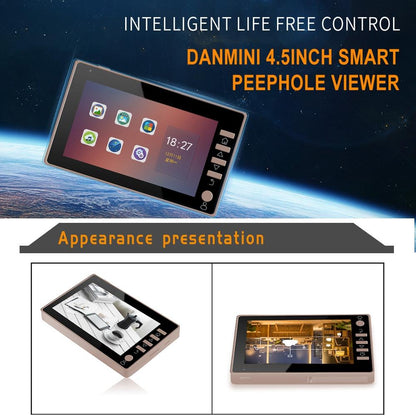 4.5 Screen Security Camera With Night Vision & Motion Detection - Tf Card Support-1915197779823693833