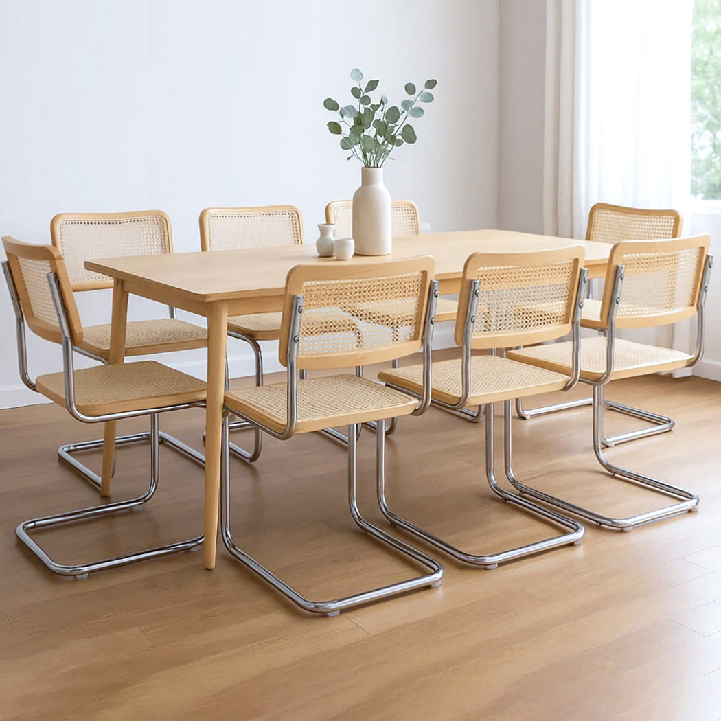 Levede 8x Rattan Chair Dining Chairs - Bens Market Place