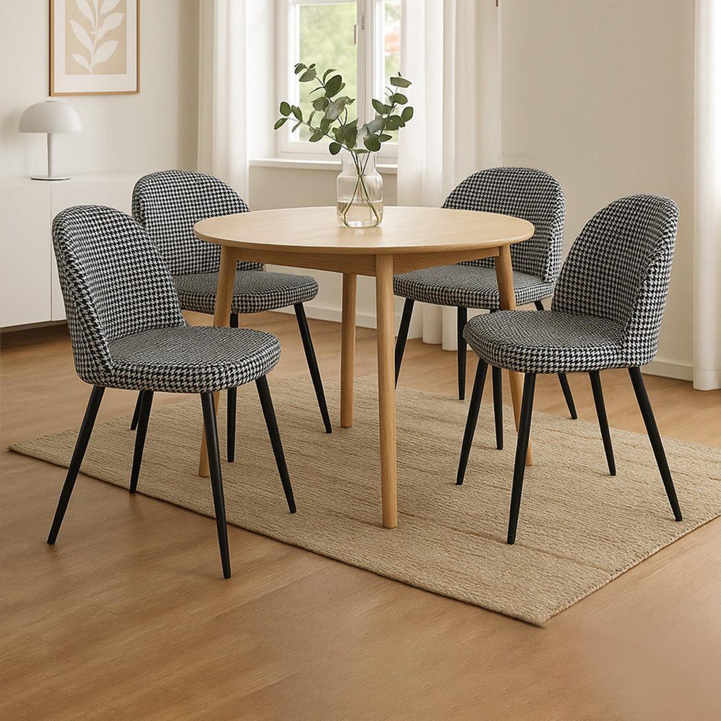 Levede 4x Dining Chairs Kitchen Cafe-1975420352108564487