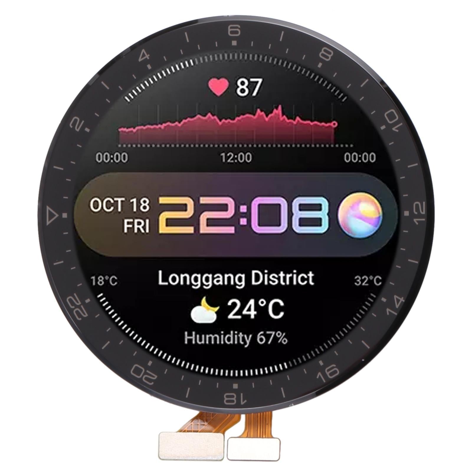 Full Assembly For Huawei Watch 3 Pro Lcd Screen And Digitizer-1915197894399496192