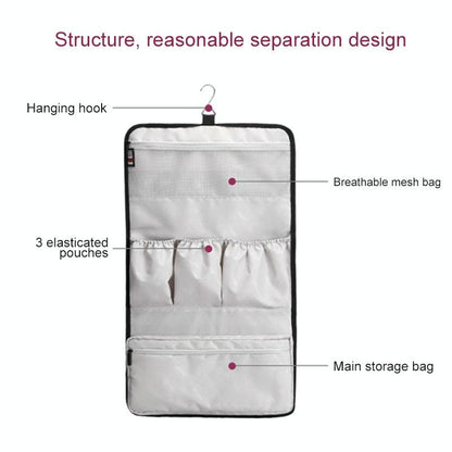 Black Nylon Hanging Storage Bag For Portable Dyson Hair Curler-1915196718463455235