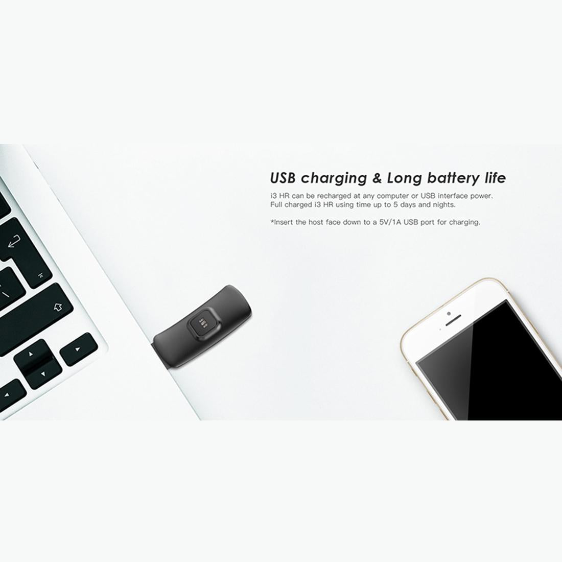 Bluetooth Smart Bracelet With Oled Display And Hr Monitor-1915196749639716870