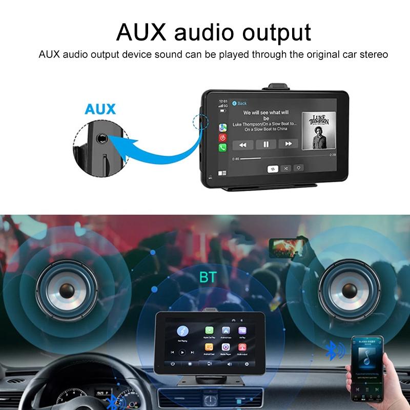 7 Wireless Carplay Car Navigator With Smart Driving Recorder-1915197053856780293