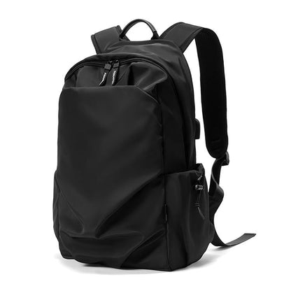 Multifunctional Oxford Laptop Backpack In Black-1915196700511834119