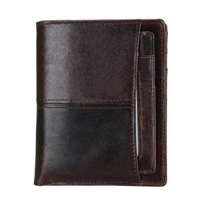 Detachable Card Holder Leather Wallet For Men - Antimagnetic Rfid-1915198069708820480