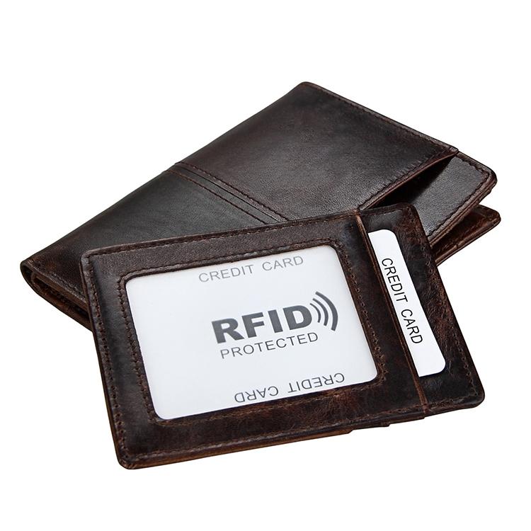 Detachable Card Holder Leather Wallet For Men - Antimagnetic Rfid-1915198069708820485