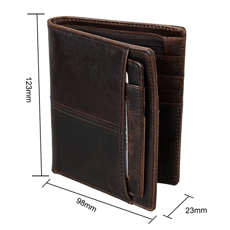 Detachable Card Holder Leather Wallet For Men - Antimagnetic Rfid-1915198069708820481