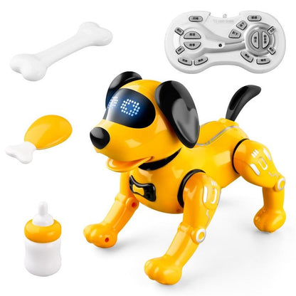 Programmable Rc Robot Dog Toy - Yellow-1915196643456716807