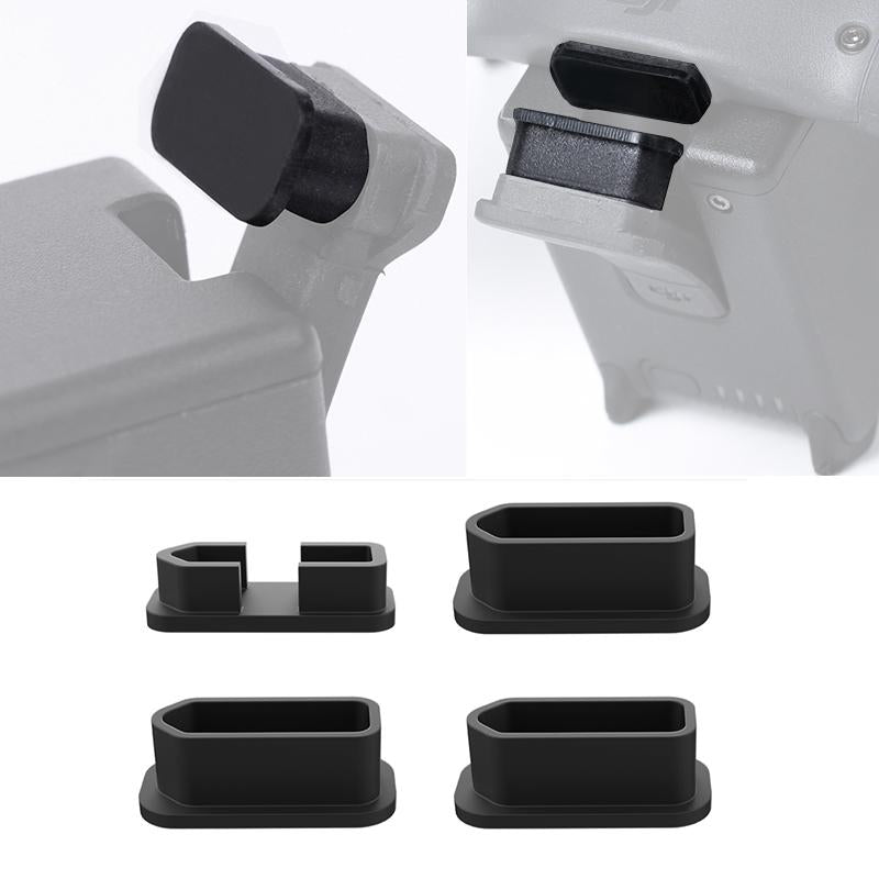 4-In-1 Silicone Dust Plugs For Dji Fpv Body And Battery Ports-1915198093415026691