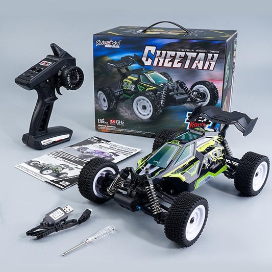 Green 1 16 2.4G Rc Off-Road Racing Car Toy - Electric 4Wd-1915196541094727681