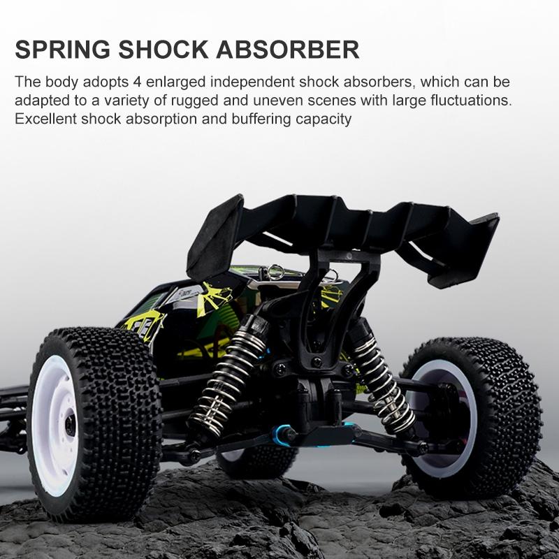 Green 1 16 2.4G Rc Off-Road Racing Car Toy - Electric 4Wd-1915196541094727683