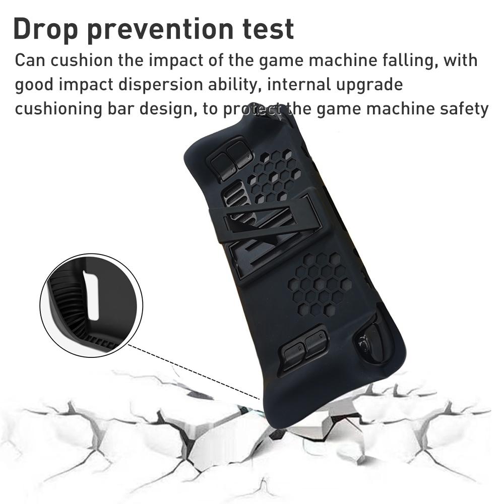 Steam Deck Silicone Case Set With Holder - Protect Your Console-1915197072076836867