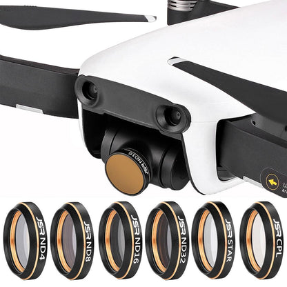 6-In-1 Hd Drone Lens Filter Kit For Dji Mavic Air - Star Effect Nd4 Nd8 Nd16 Nd32 Cpl-1915197219611480071
