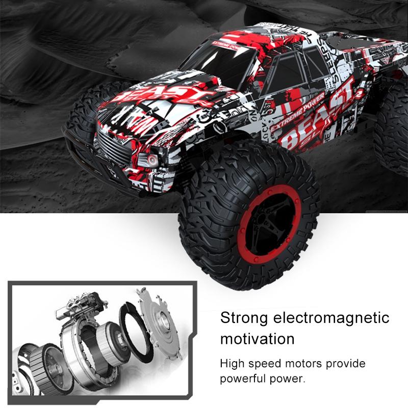 1 16 Wireless R / C Drift Car - 2.4G Remote Control Off-Road 4Wd Yellow-1964932160628592647