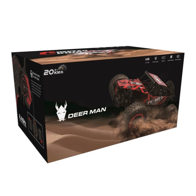 1 16 Wireless R / C Drift Car - 2.4G Remote Control Off-Road 4Wd Red-1964932154395856899