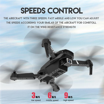 Foldable 4K Rc Quadcopter With Dual Hd Camera - Black-1915196669130051587