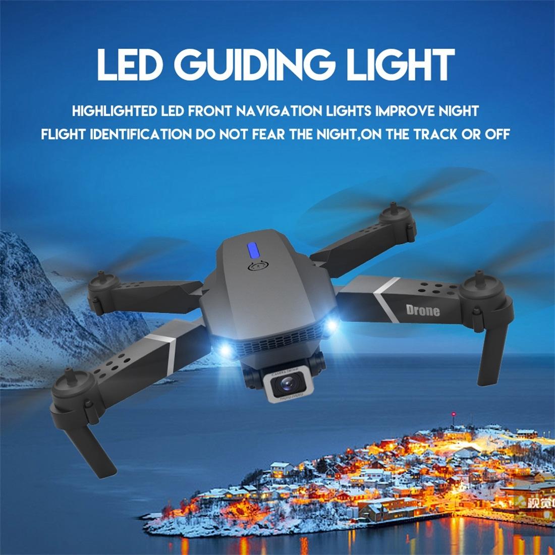 Foldable 4K Rc Quadcopter With Dual Hd Camera - Black-1915196669130051589