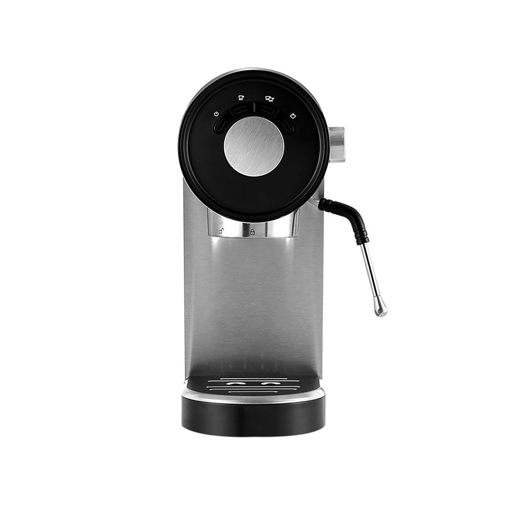 Devanti 20 Bar Coffee Machine | Espresso Cafe Maker | Milk Frother | Compact Design | Free Shipping