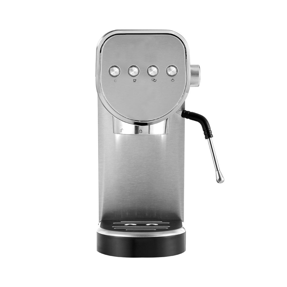 Devanti 20 Bar Coffee Machine | Espresso Cafe Maker | Milk Frother | Compact Design | Free Shipping