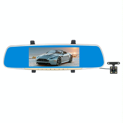 7 Lcd Touch Screen Rear View Mirror Car Recorder With Separate Camera-1915197505369411584