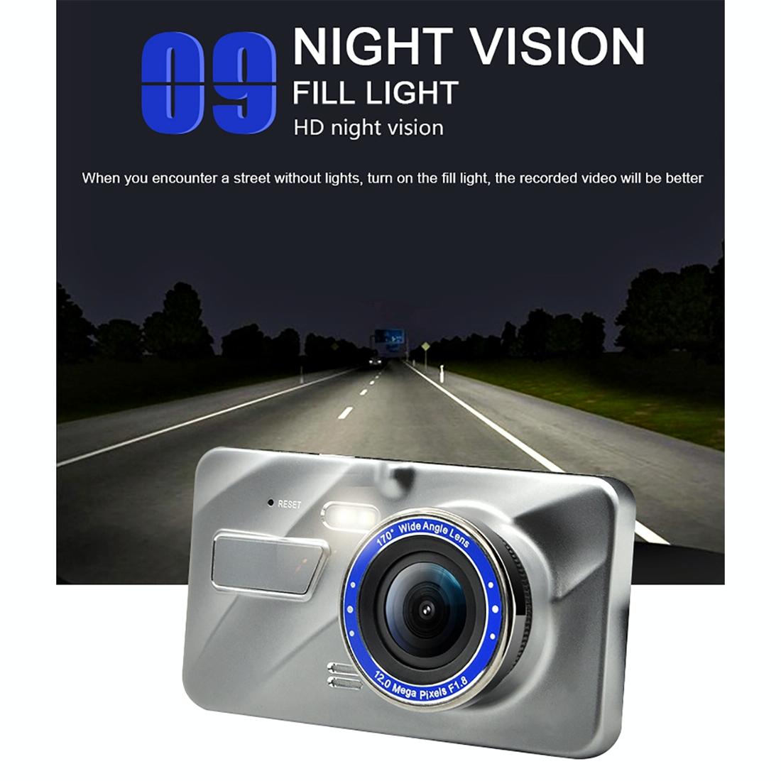 Full Hd 1080P Car Dvr With 170 Degree Wide Angle - 4 Inch Screen-1915197771820961797