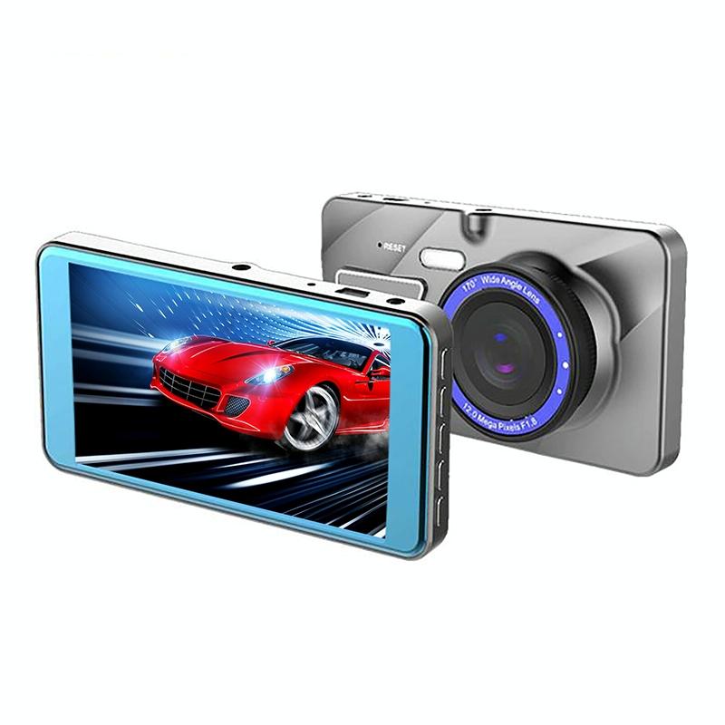 Smart Car Dual Lens Video Camera - Full Hd 1080P Motion Detection Tf Card Support-1964932360088719361