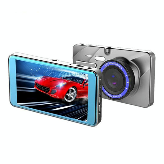 Smart Car Dual Lens Video Camera - Full Hd 1080P Motion Detection Tf Card Support-1964932360088719361