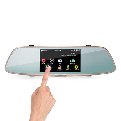 720P Dual Channel Car Black Box With 5 Ips Touch Screen Rear View Mirror-1915197505675595776