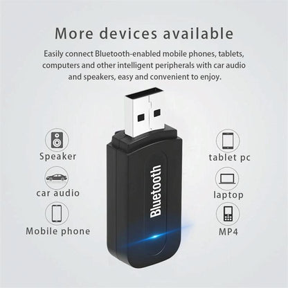 Portable Bluetooth Audio Adapter For M1 Player - Black-1915196744891764741