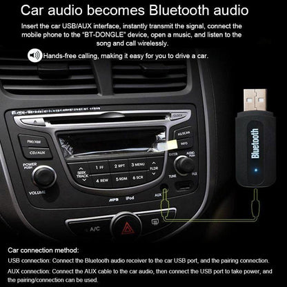 Portable Bluetooth Audio Adapter For M1 Player - Black-1915196744891764744