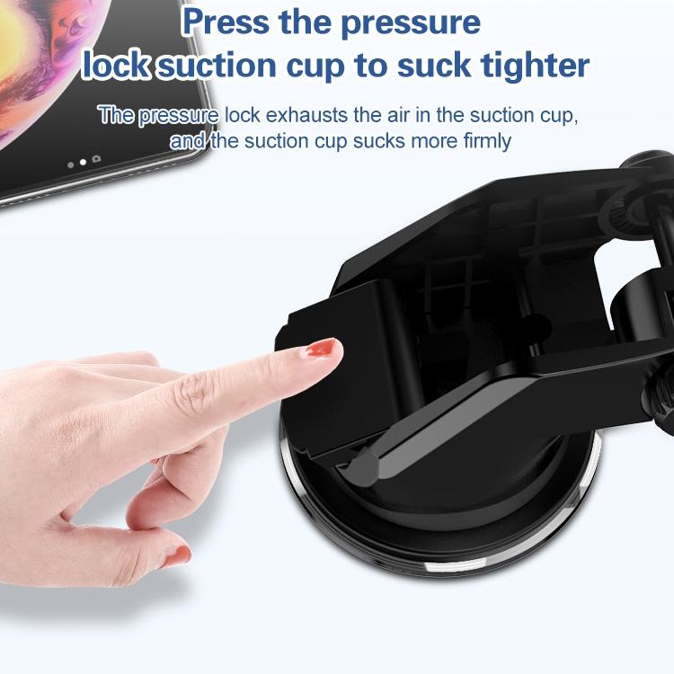 Wireless 10W Fast Charge Car Phone Holder With Voice Broadcast - Automatic-1915197730775502854